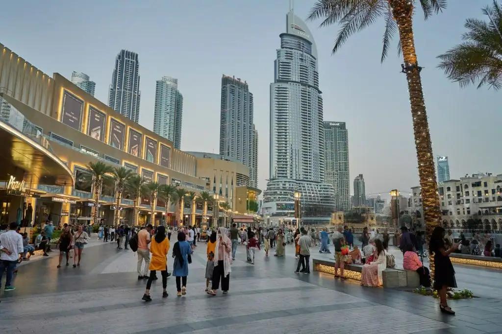 Outside of Dubai Mall